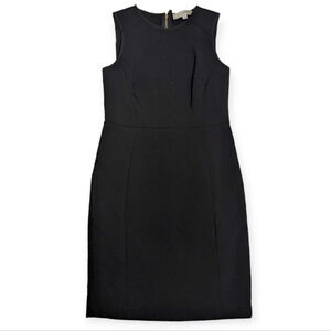 LOFT Ann Taylor Black Sleeveless Sheath Dress Size 0